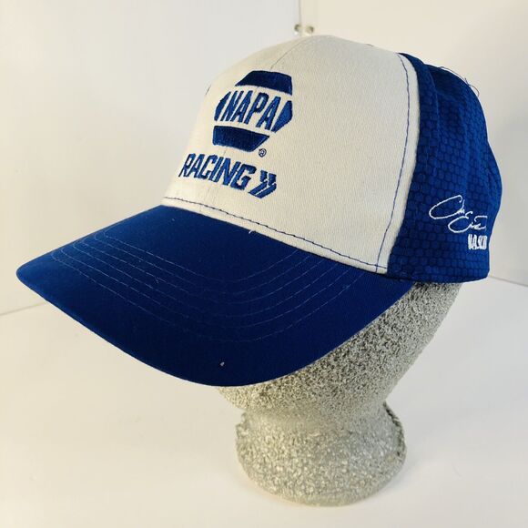 Racing Cap NASCAR NHRA IndyCar Outlaws Arca West Adjustable Hat Blue Team NAPA - Picture 4 of 13
